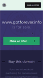 Mobile Screenshot of gptforever.info