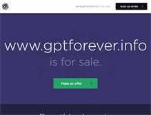 Tablet Screenshot of gptforever.info